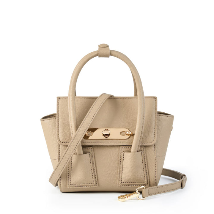 Avellie Golden Lock Touch Bag | Elegance with golden details