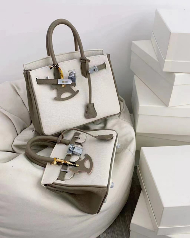 Avellie Aura Double leather bag | Modern and elegant design