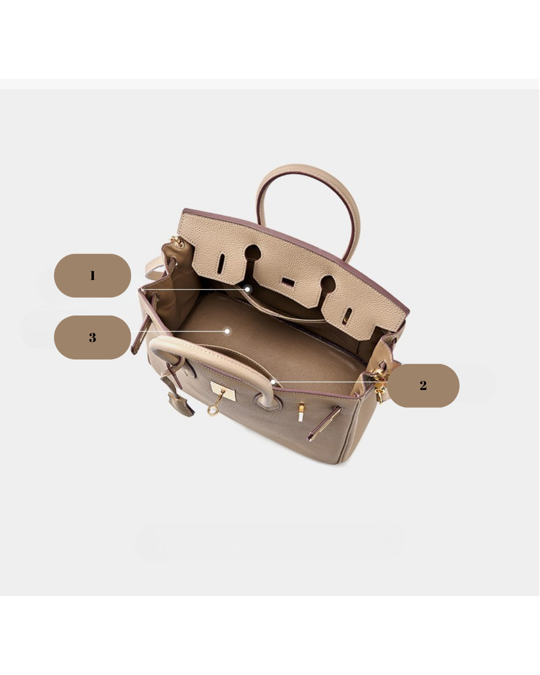 Avellie AURA Premium leather bag | Modern and elegant design