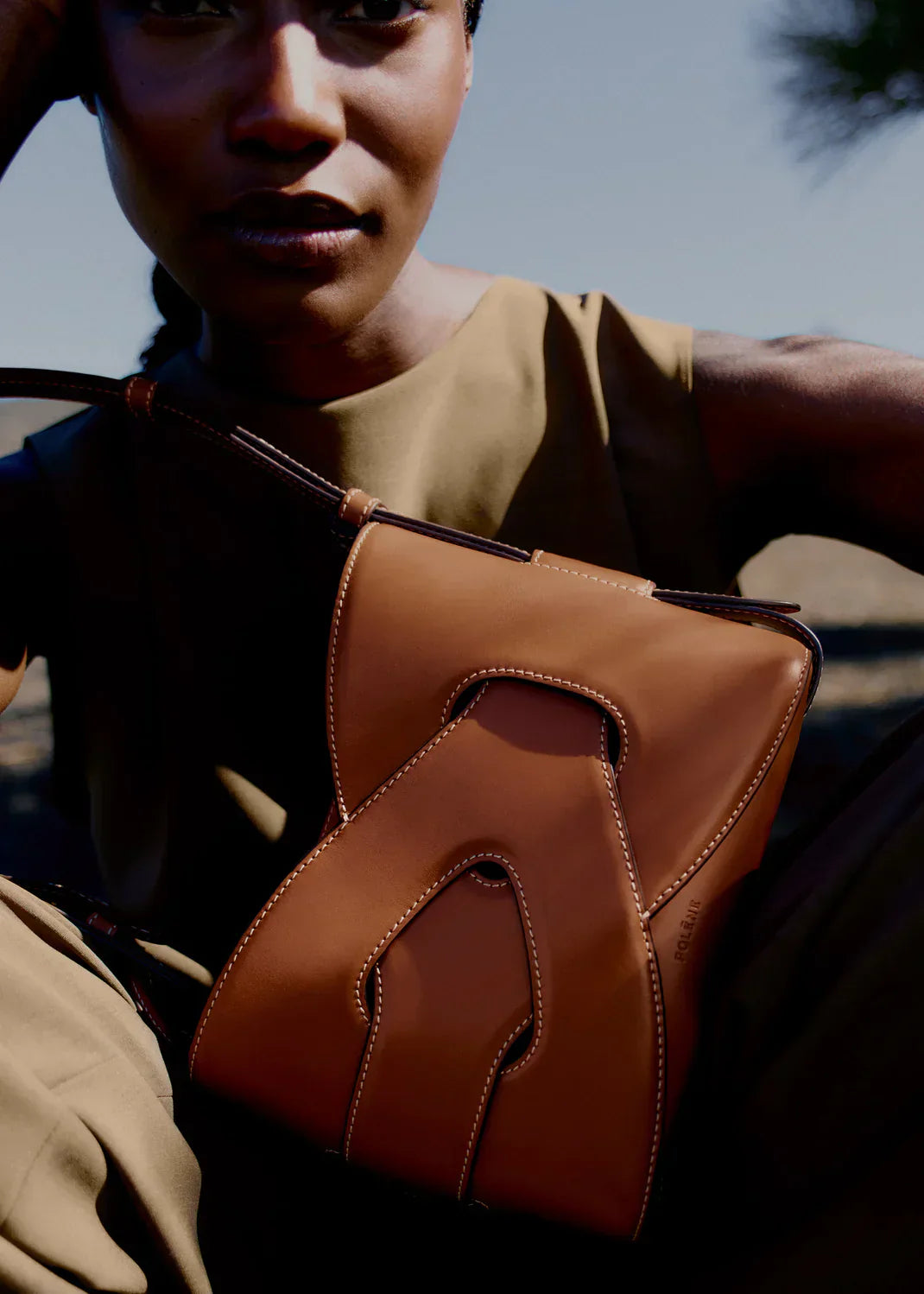 Avellie Polène Nodde Seau | Genuine Leather &amp; Unique Elegance