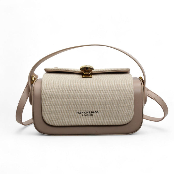 Avellie Retro II shoulder bag with coloured fabric flap | Elegant and functional design