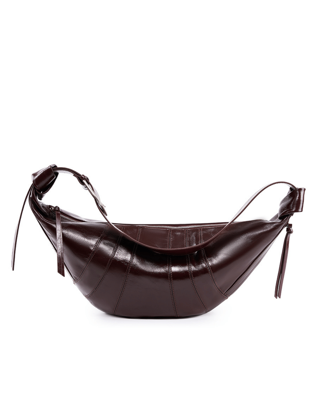Avellie Banana Curve Lux Leather bag | For everyday use and elegance
