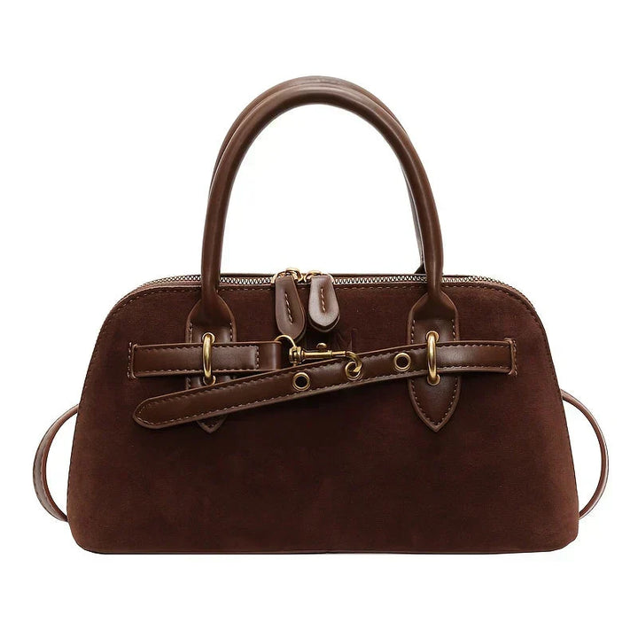 Avellie Small vintage suede handbag and shoulder bag