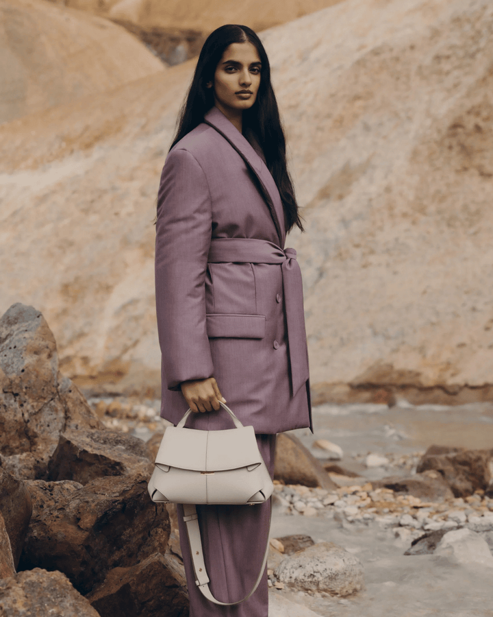 Avellie Handbag and Shoulder Bag with Flap Polène Mokki Belle | Elegant and Versatile