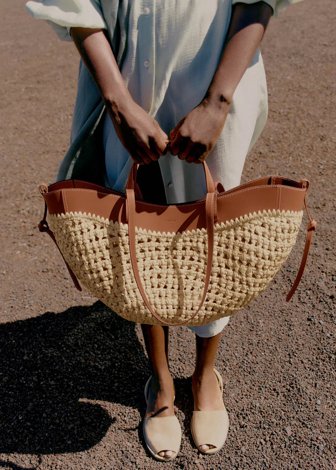 Avellie Polène bag in genuine woven leather | Elegant design and spacious