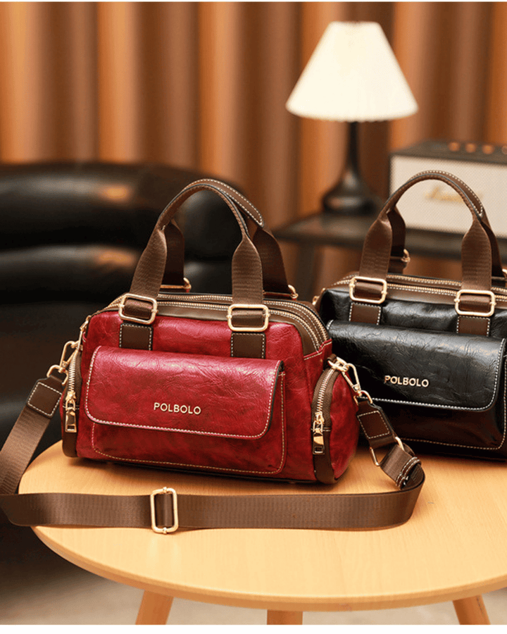 Avellie Polbolo Vintage multi-compartment bag | Spacious and functional design