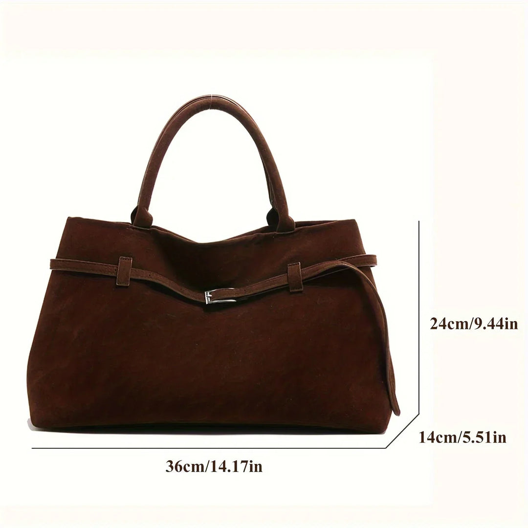 Avellie Elegant bag with vintage suede belt