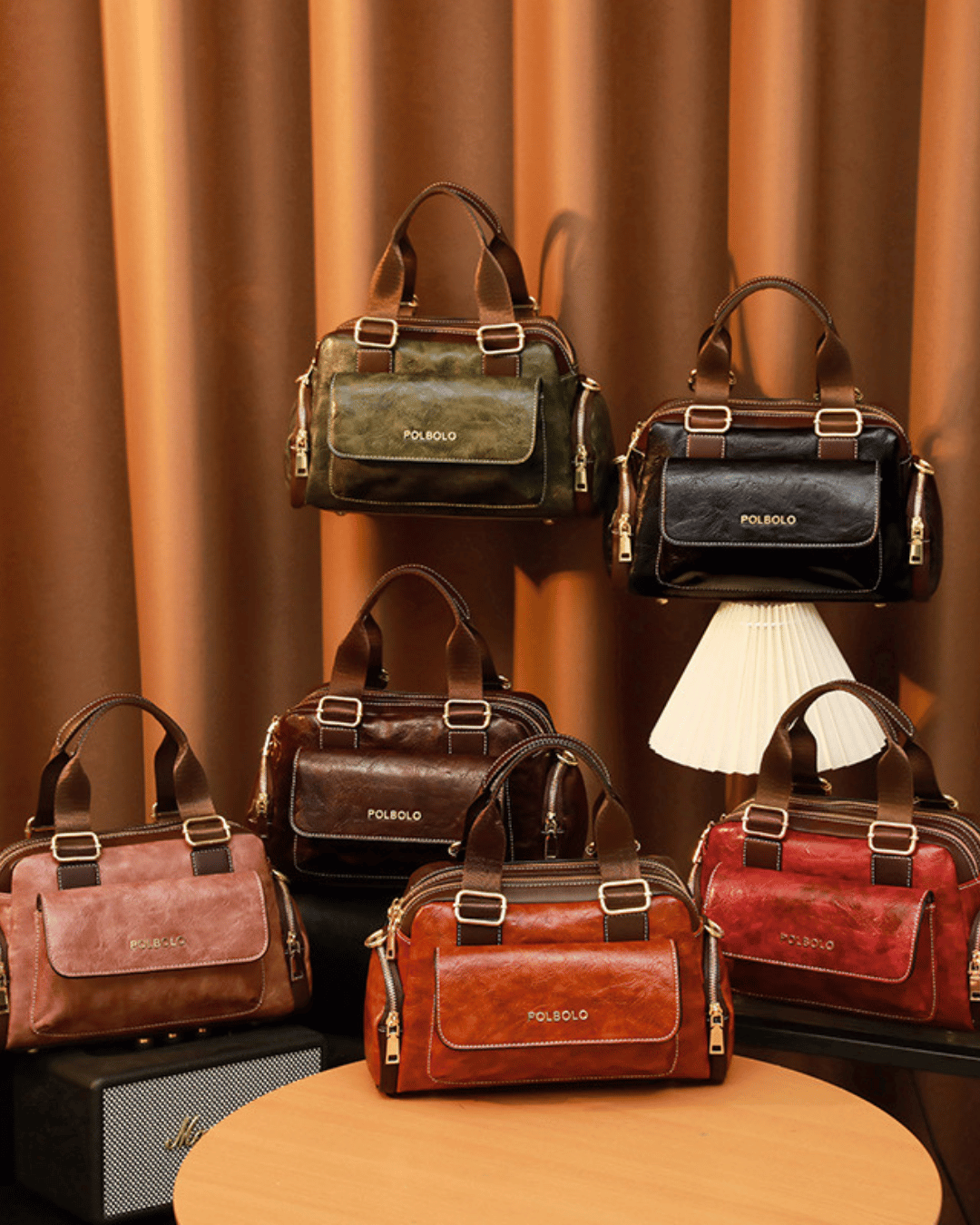 Avellie Polbolo Vintage multi-compartment bag | Spacious and functional design