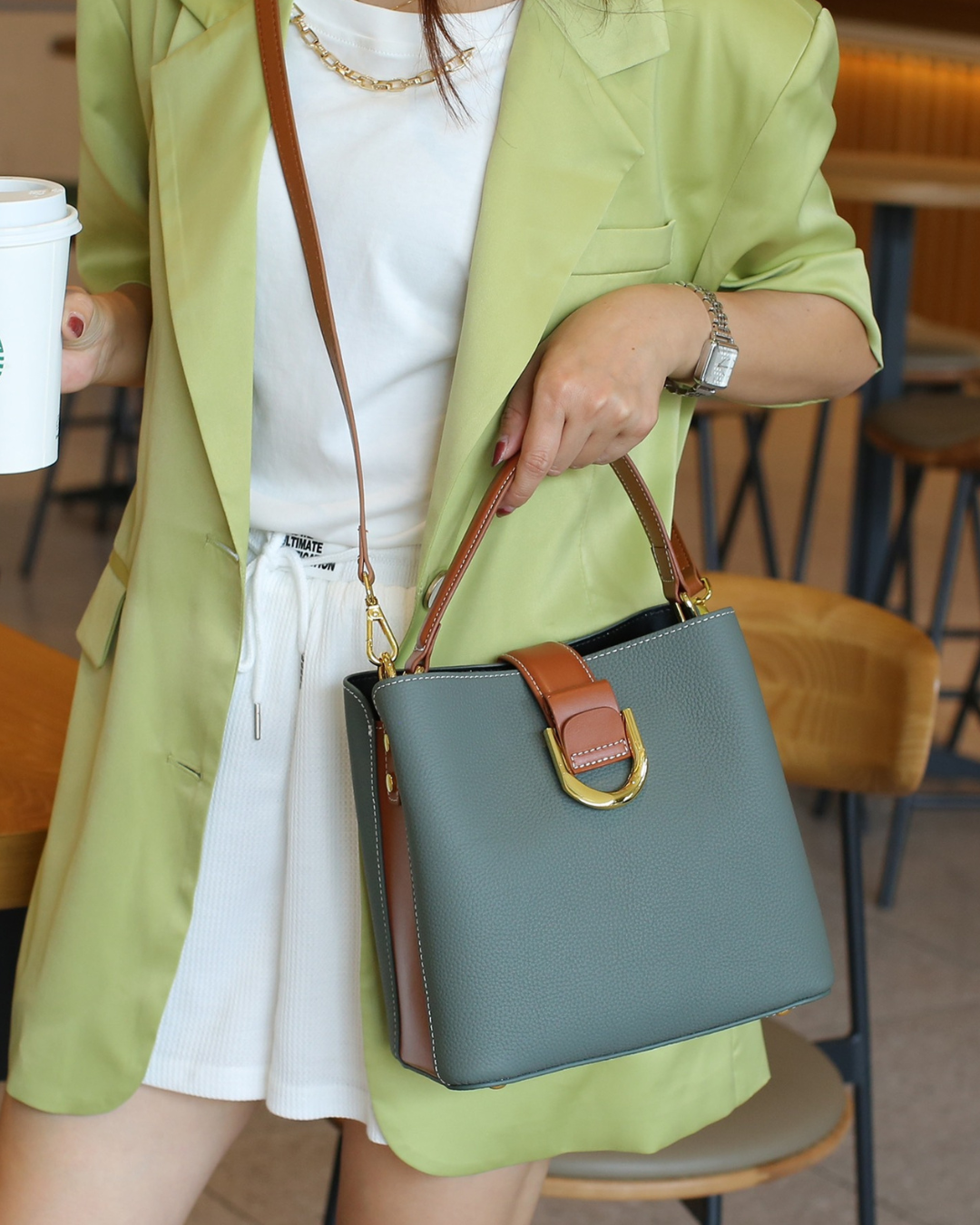 Avellie Korean Elysium leather bag | Elegant and functional for everyday style