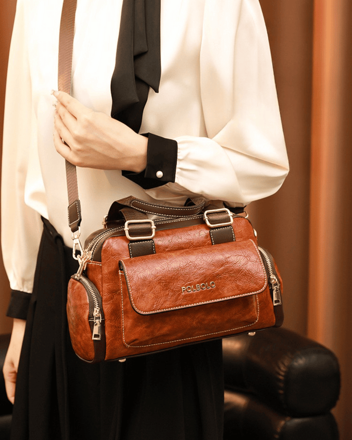 Avellie Polbolo Vintage multi-compartment bag | Spacious and functional design