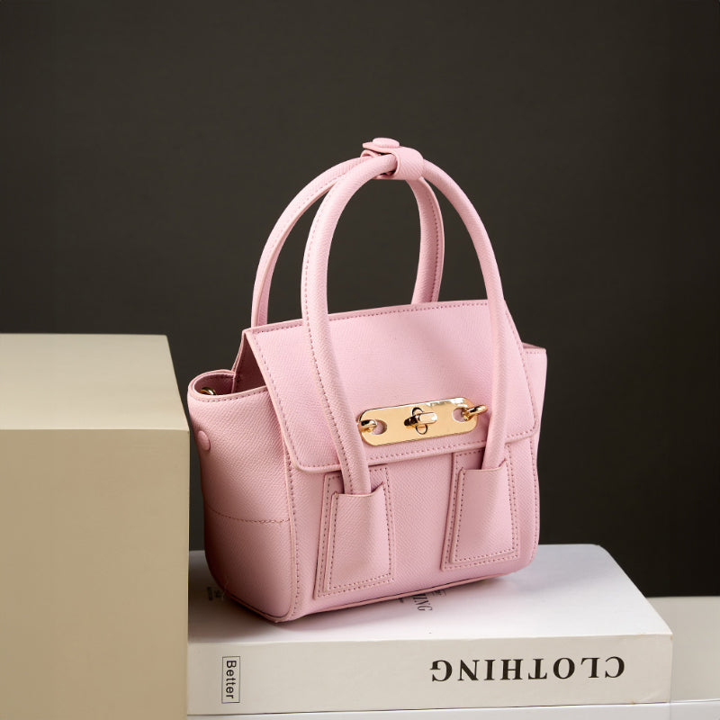 Avellie Golden Lock Touch Bag | Elegance with golden details