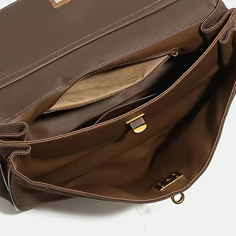 Avellie  Luxury Leather Suede Bag