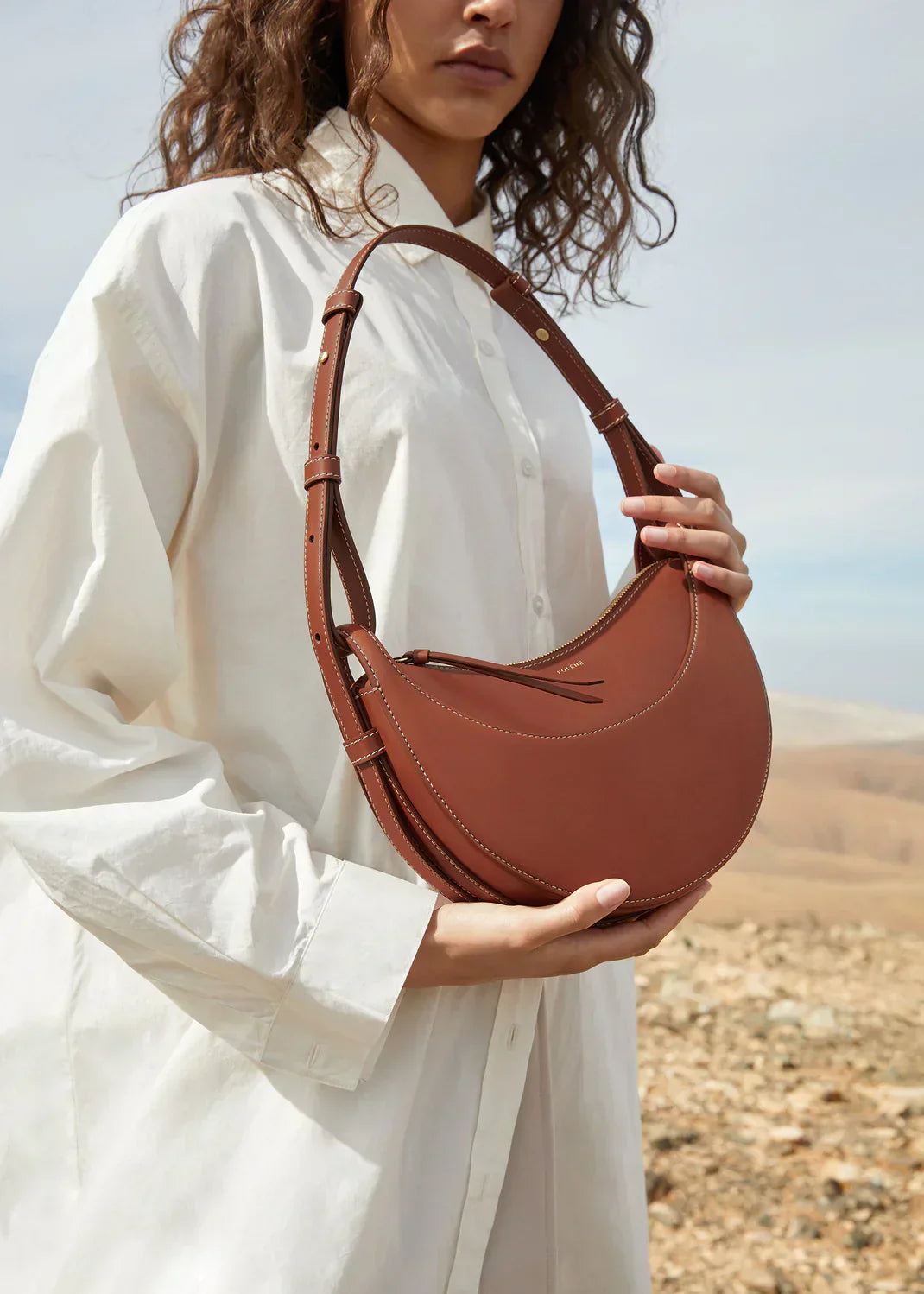 Avellie Genuine leather bag Polène  Number | Elegant and luxurious design