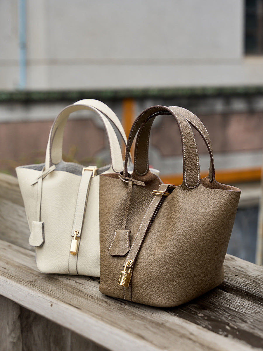 Avellie Picotin Genuine Leather Mini Bag | Luxury &amp; Compact Design
