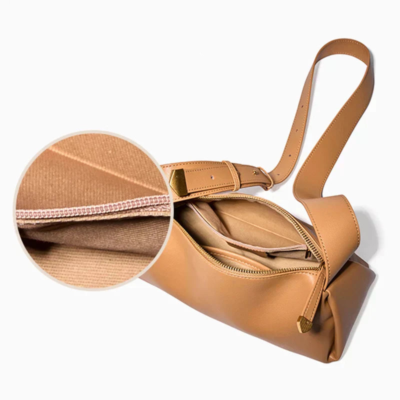 Avellie Split Cowhide Élégance Bag | Timeless elegance and functionality