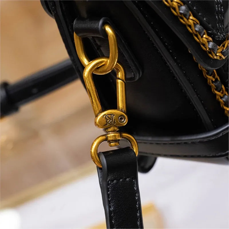 Avellie Diamond quilted handbag and shoulder bag with chain detail