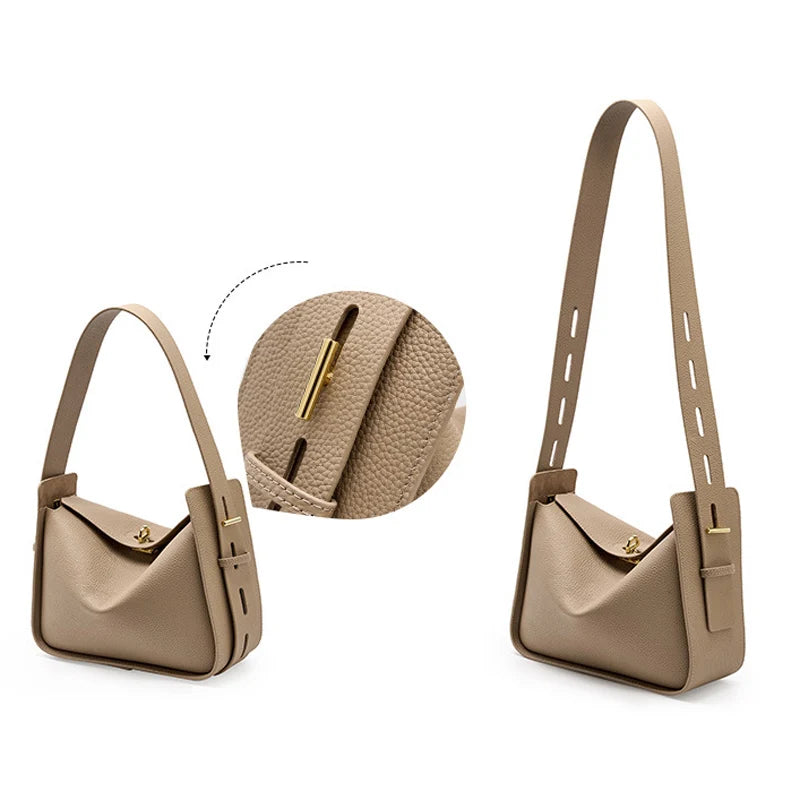Avellie Lychee Carré Shoulder Bag | Modern and Functional Design