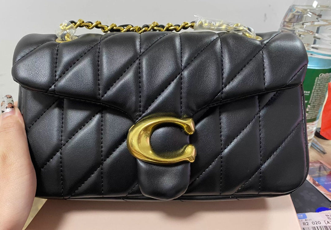 Avellie Coach Tabby Quilted Leather Shoulder Bag - modern design