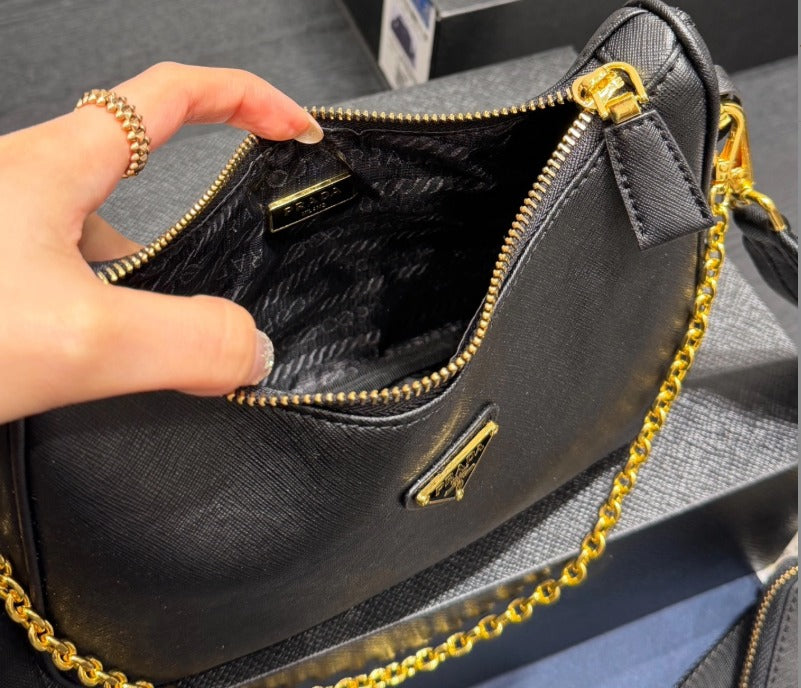 Avellie Prada Re-Edition 2005 Saffiano Leather Bag.