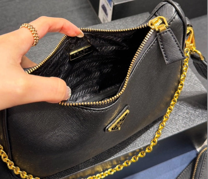 Avellie Prada Re-Edition 2005 Saffiano Leather Bag.