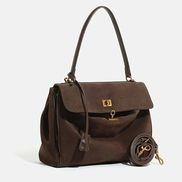 Avellie  Luxury Leather Suede Bag