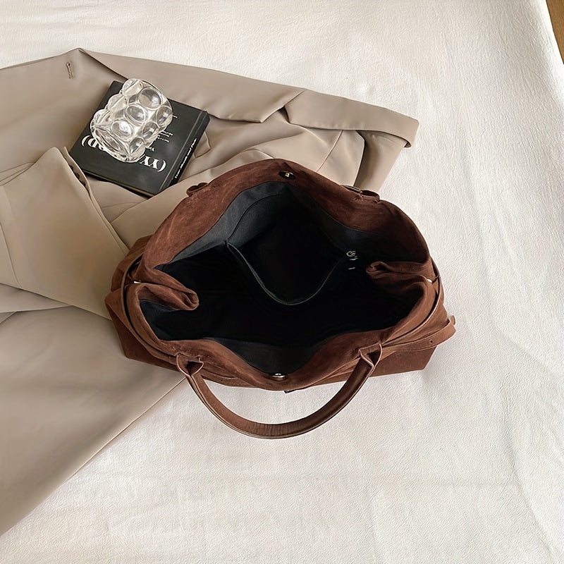 Avellie Elegant bag with vintage suede belt