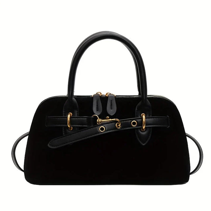 Avellie Small vintage suede handbag and shoulder bag