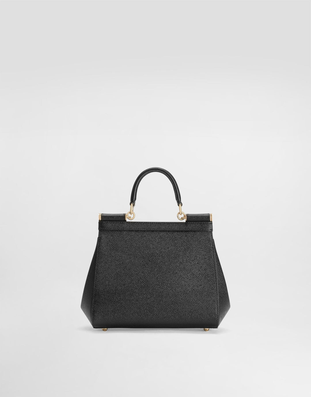 Avellie Dolce &amp; Gabbana Sicily Medium Top Handle Leather Bag - Elegant Design