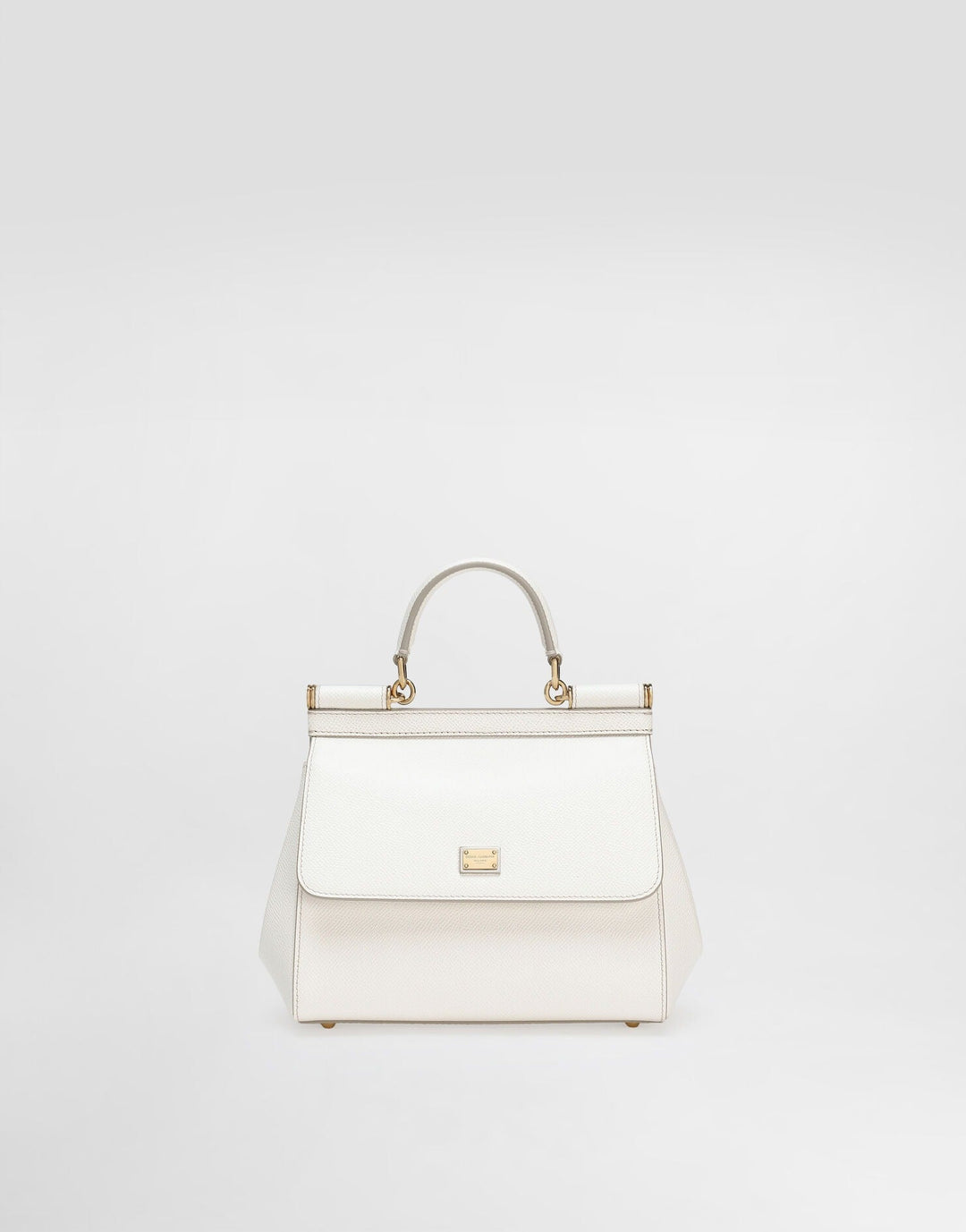 Avellie Dolce &amp; Gabbana Sicily Medium Top Handle Leather Bag - Elegant Design