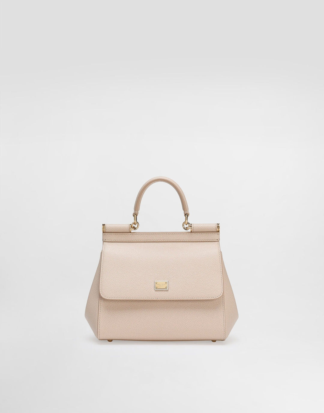 Avellie Dolce &amp; Gabbana Sicily Medium Top Handle Leather Bag - Elegant Design