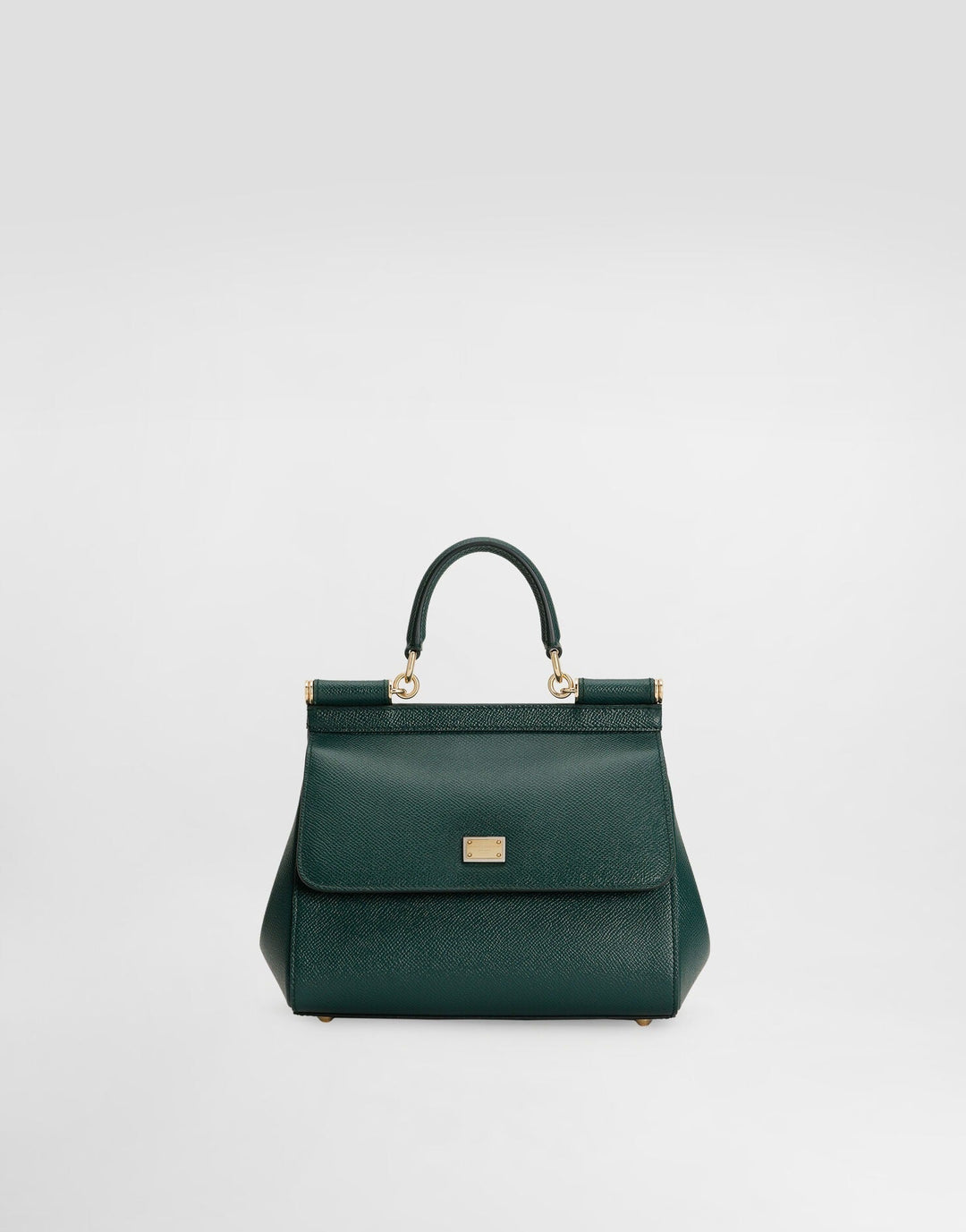 Avellie Dolce &amp; Gabbana Sicily Medium Top Handle Leather Bag - Elegant Design