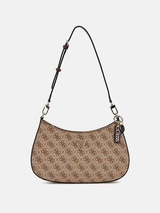 Avellie GUESS Noelle 4G Logo Hobo Shoulder Bag - iconic elegant design