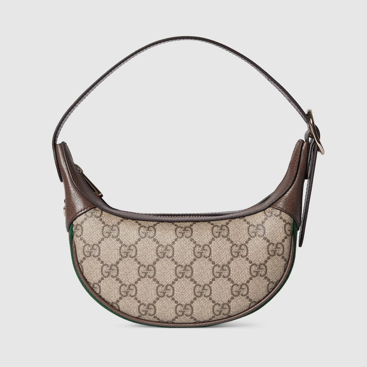 Avellie Gucci Ophidia GG Small Shoulder Bag – Classic GG Canvas Half Moon Bag
