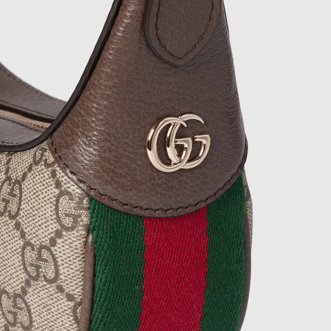 Avellie Gucci Ophidia GG Small Shoulder Bag – Classic GG Canvas Half Moon Bag