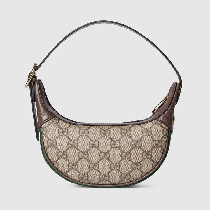 Avellie Gucci Ophidia GG Small Shoulder Bag – Classic GG Canvas Half Moon Bag