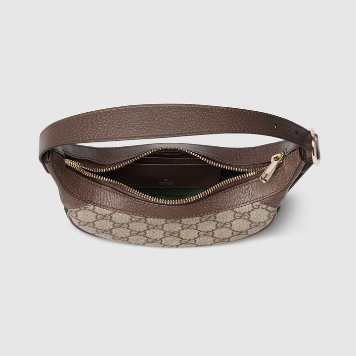 Avellie Gucci Ophidia GG Small Shoulder Bag – Classic GG Canvas Half Moon Bag