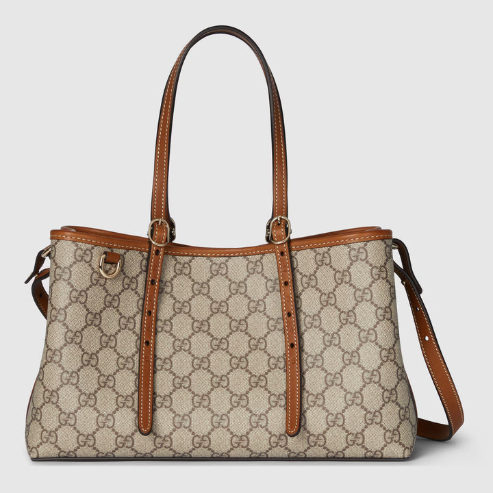 Avellie GG Emblem Medium Tote Bag