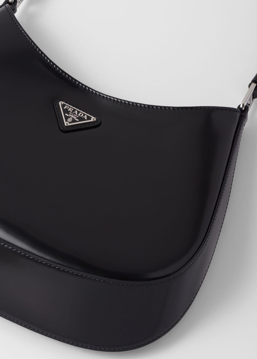 Avellie Prada Cleo Brushed Leather Shoulder Bag - Elegance and iconic design