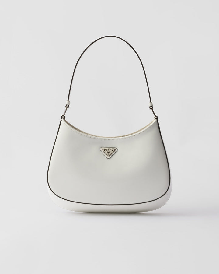 Avellie Prada Cleo Brushed Leather Shoulder Bag - Elegance and iconic design