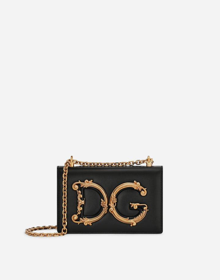 Avellie Dolce &amp; Gabbana DG Girls Logo Chain Shoulder Bag - Elegant Design