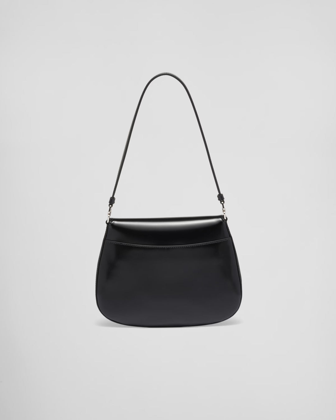 Avellie Prada Cleo Brushed Leather Flap Shoulder Bag