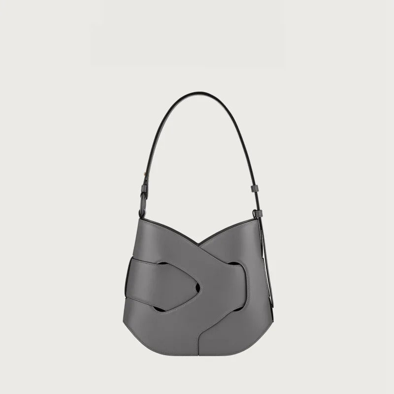 Avellie Polène Nodde Hobo Genuine Leather Bag | Elegant Design with Refined Details