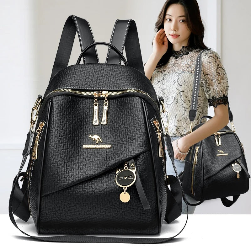 Avellie Modern genuine leather backpack | Stylish and functional