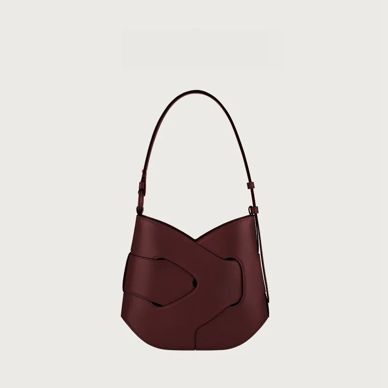 Avellie Polène Nodde Hobo Genuine Leather Bag | Elegant Design with Refined Details
