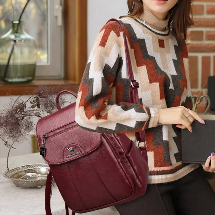 Avellie Genuine leather backpack | Elegant design and spacious
