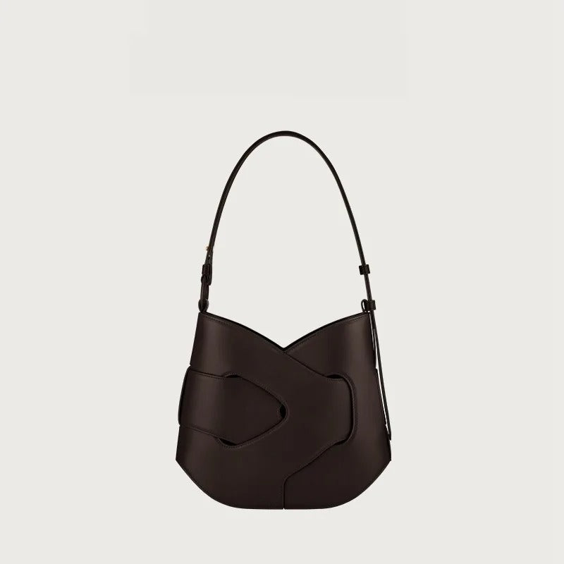 Avellie Polène Nodde Hobo Genuine Leather Bag | Elegant Design with Refined Details