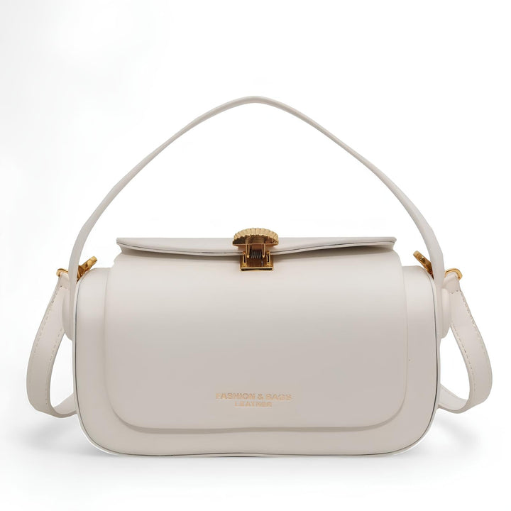 Avellie Handbag and shoulder bag with minimalist retro buckle | Elegant and versatile design